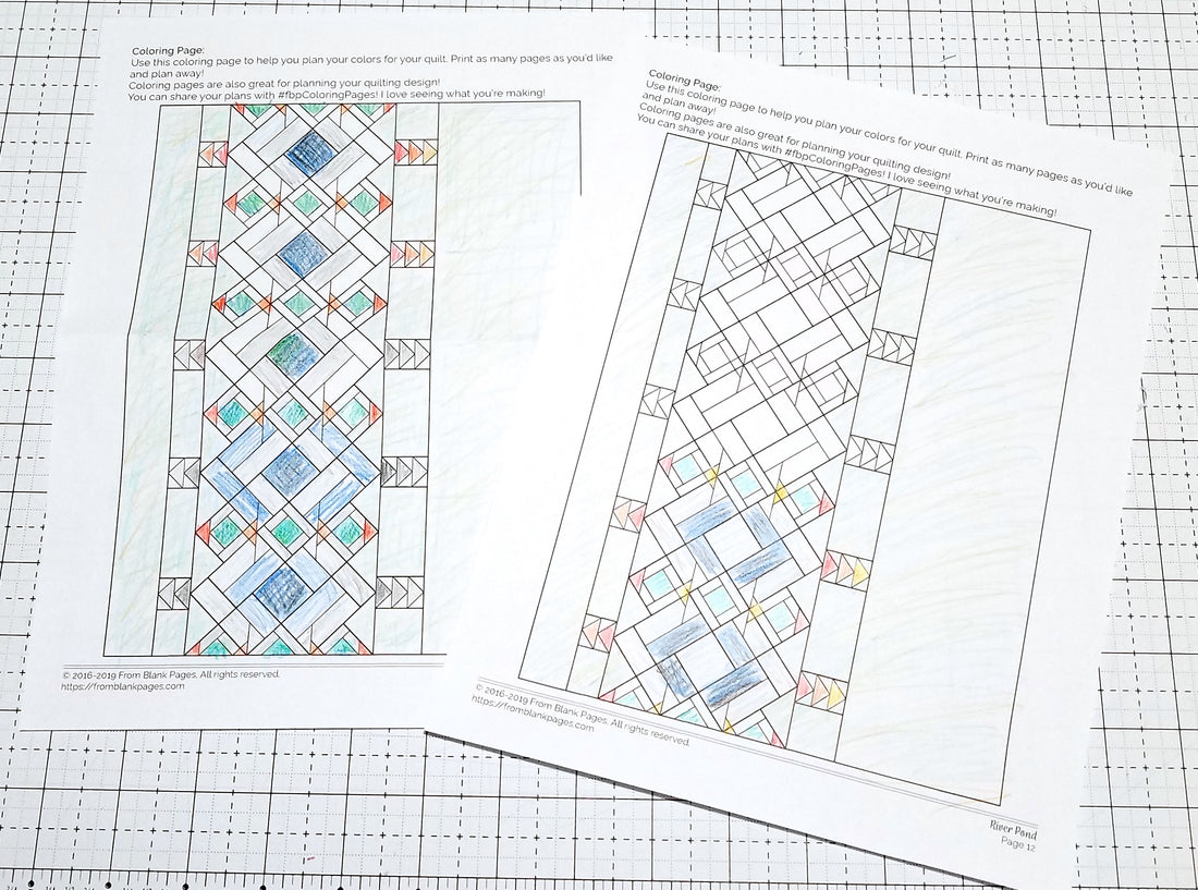 River Pond QAL: Plan & Color, Part 2