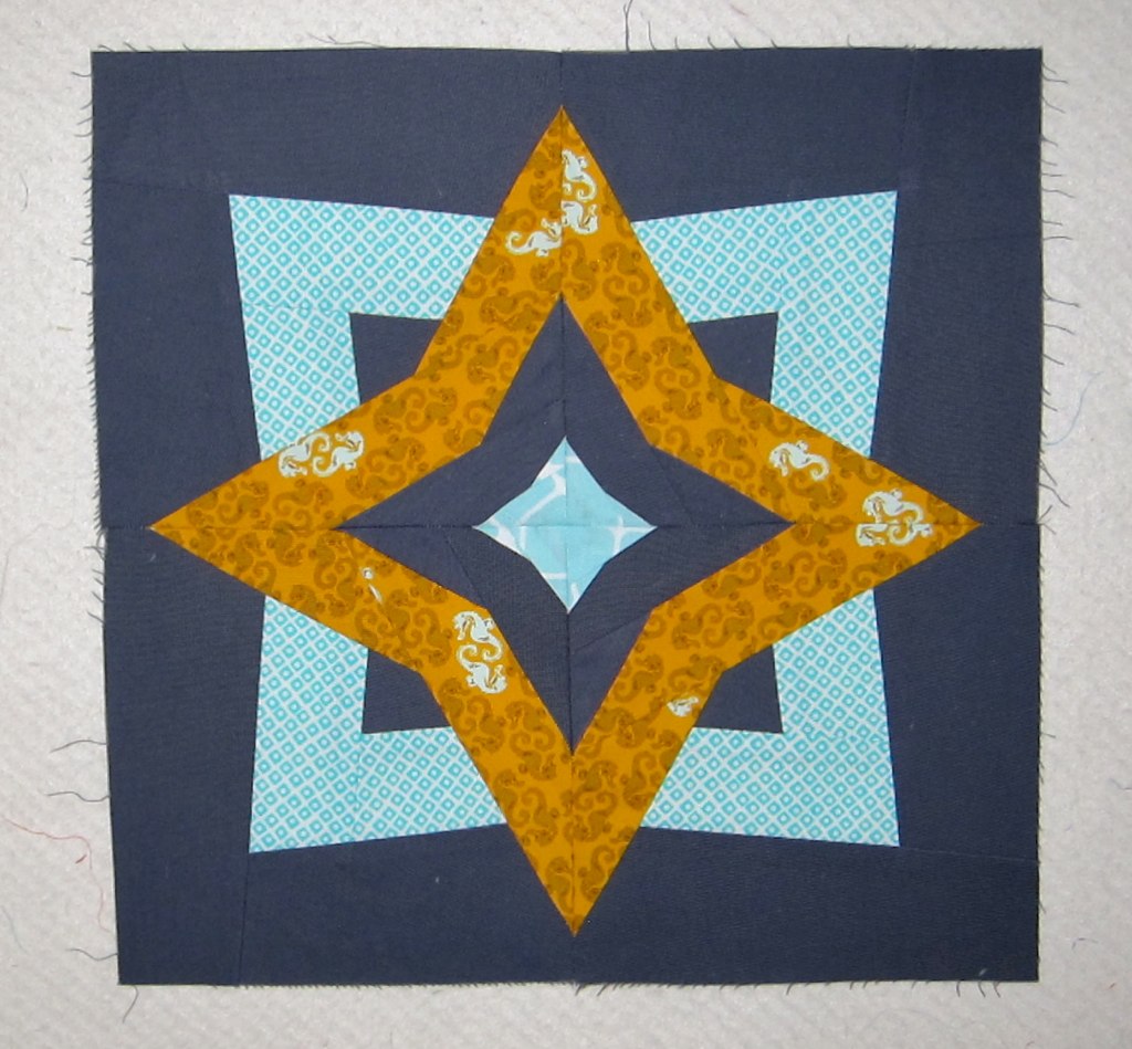 Basic Paper Piecing Tutorial, Part 4, Finishing Block