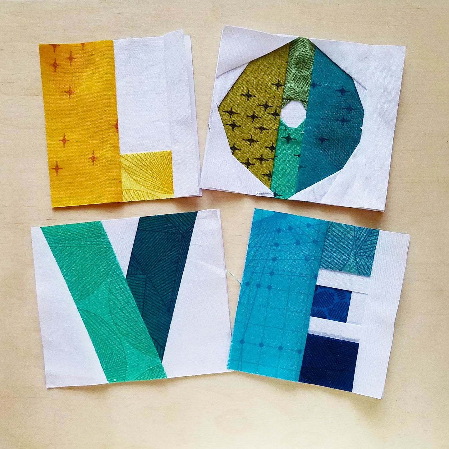 fbp LOVE quilt block