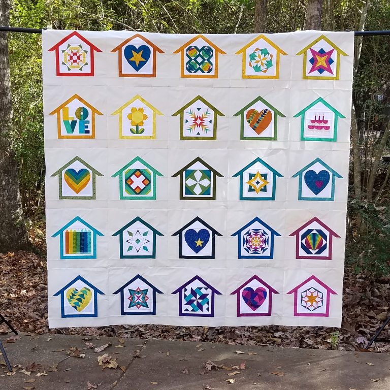 Home Lovin quilt by Diane, @fromblankpages