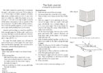 Quilt Journal instructions