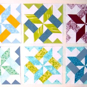 Starry Skyline Quilting Bee Block by Diane, @fromblankpages